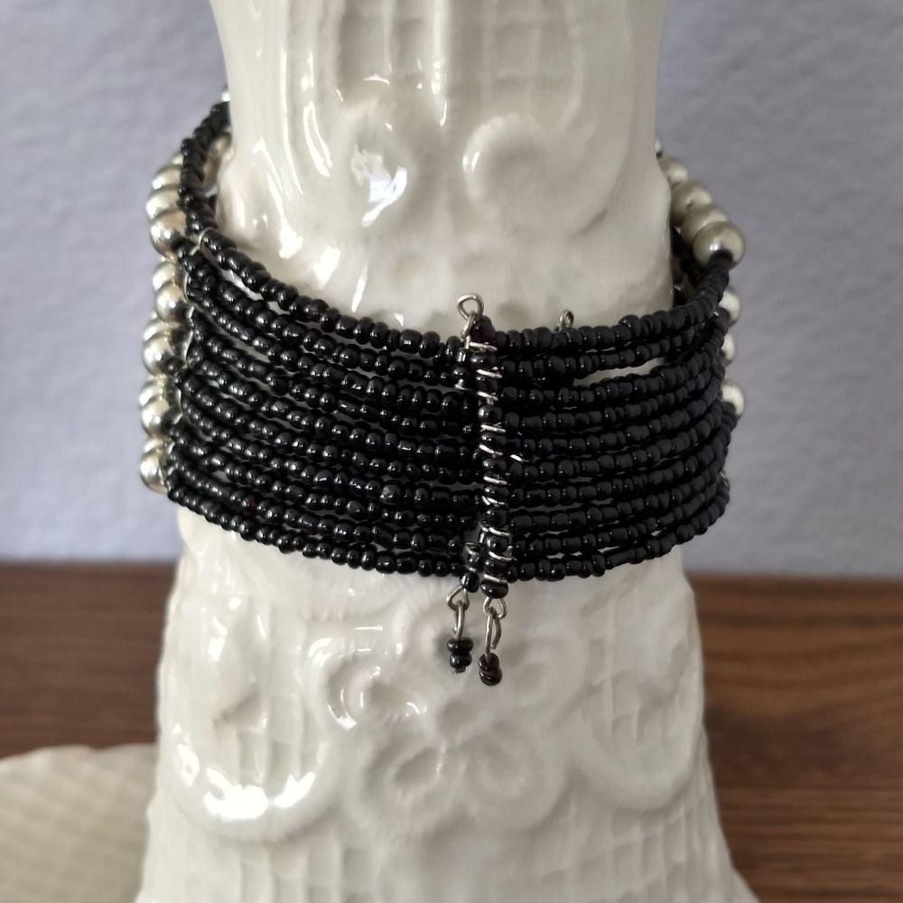 Beaded Coil Bracelet - Picture 3 of 4